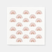 Boho Rainbow Serviette (Vorderseite)