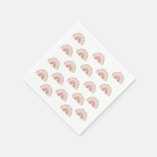 Boho Rainbow Serviette (Ecke)