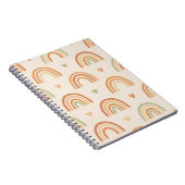 Boho Rainbow Spiral Notebook Notizblock (Rechte Seite)