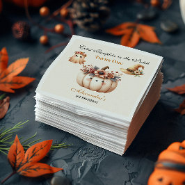 Boho Rainbow Spooky Erster Geburtstag Serviette