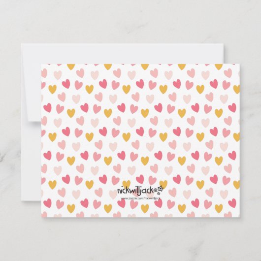 Boho Rainbow Stationery Note Card Mitteilungskarte (Rückseite)