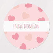 Boho Rainbow Sun School Daycare Labels Etiketten (Design 2)