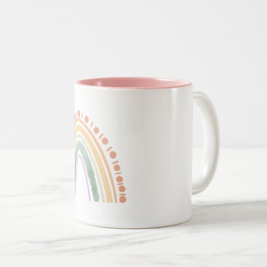 Boho Rainbow Tasse (VorderseiteRechts)