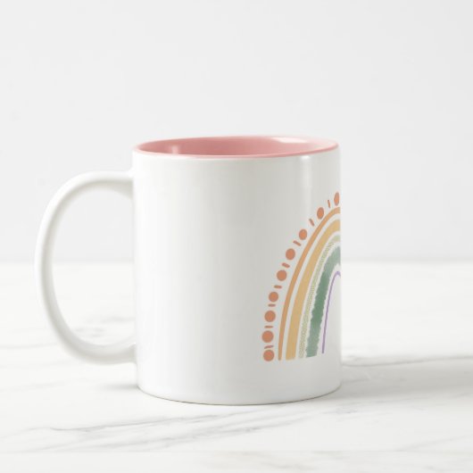 Boho Rainbow Tasse (Links)