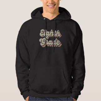 Boho Rainbow Teaching Eighth Grade Teacher Hoodie