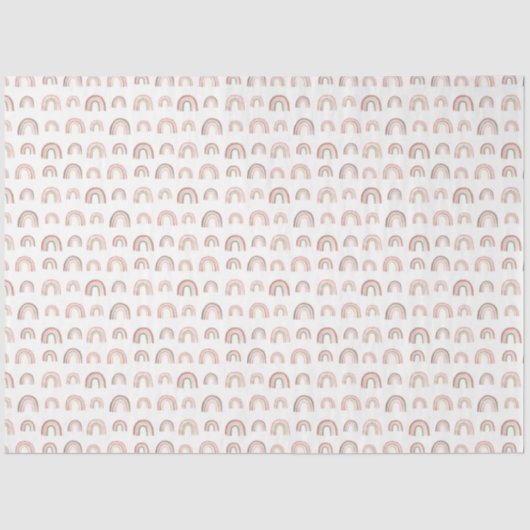 Boho Rainbow-Tissue Seidenpapier (Vorderseite)