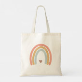 Boho Rainbow Tote Bag Tragetasche (Rückseite)