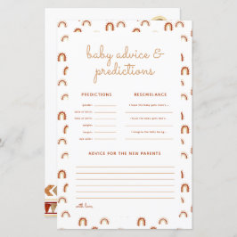 Boho Rainbow Tribal Pflanze Vorhersagen Spiel