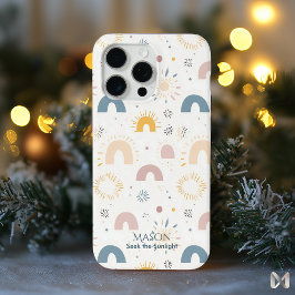 Boho Rainbow und Sunburst - Minimalistisch Abstrak Case-Mate iPhone Hülle