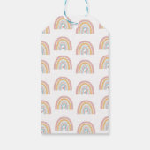 Boho Rainbow Vielen Dank Tag Birthday Party Geschenkanhänger (Rückseite)