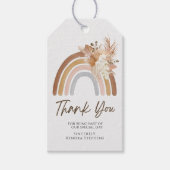 Boho Rainbow Vielen Dank Tag Geschenkanhänger