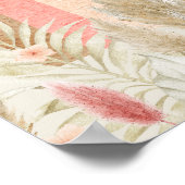 Boho Rainbow Wall Art Poster (Ecke)