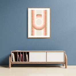Boho Rainbow Wall Art Poster
