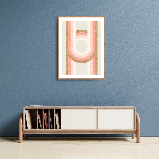 Boho Rainbow Wall Art Poster