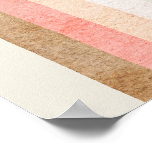 Boho Rainbow Wall Art Poster (Ecke)