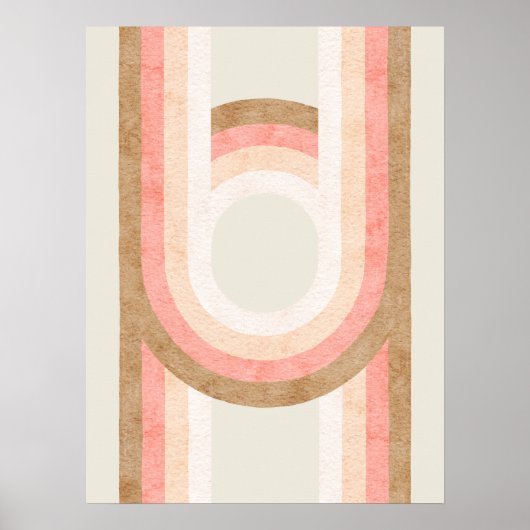 Boho Rainbow Wall Art Poster (Vorne)