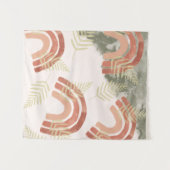 Boho Rainbow Wandteppich (Vorderseite (Horizontal))