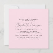 Boho Rainbow Watercolor Baby Girl Dusche Einladung (Rückseite)