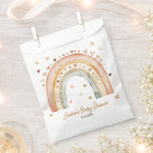 Boho Rainbow Watercolor Babydusche Geschenktütchen (Ausgeschnitten)