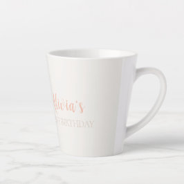 Boho Rainbow Watercolor Erster Geburtstag Milchtasse