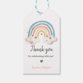 Boho Rainbow Watercolor Geburtstag Gefallen Vielen Geschenkanhänger