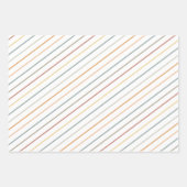 Boho Rainbow Wrapping Paper - Erdetes Neutrales Wa Geschenkpapier Set (Vorderseite 3)