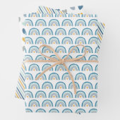 Boho Rainbow Wrapping Paper Sheets Geschenkpapier Set (Beispiel)