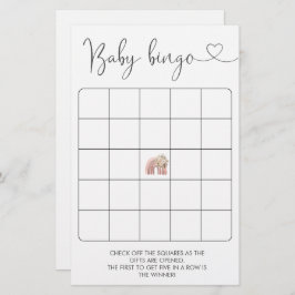 Boho Rainbow wünscht sich ein Baby-Bingo-Spiel