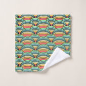 Boho Rainbows Badetücher Set (Waschlappen)