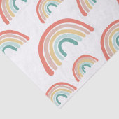Boho Rainbows Decoupage Wrap Tissue Paper Seidenpapier (Detail)