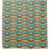 Boho Rainbows Duschvorhang (Vorderseite)