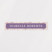 Boho Rainbows Kinder benennen wasserdichte Labels Etiketten (Design 1)