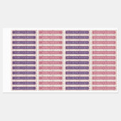 Boho Rainbows Kinder benennen wasserdichte Labels Etiketten (Blatt)