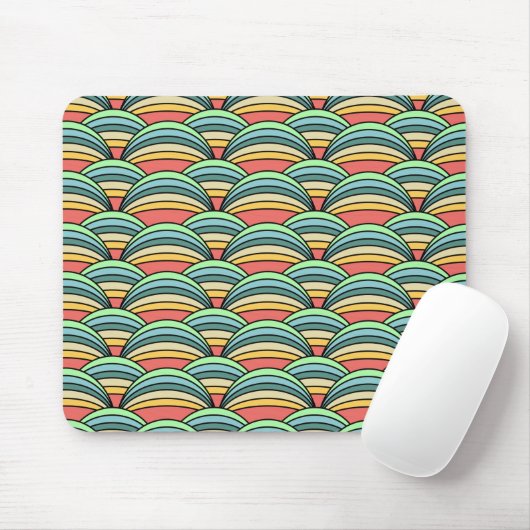Boho Rainbows Mousepad (Mit Mouse)