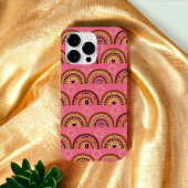 Boho Rainbows Mystical Eye Pink Gold Design Case-Mate iPhone Hülle