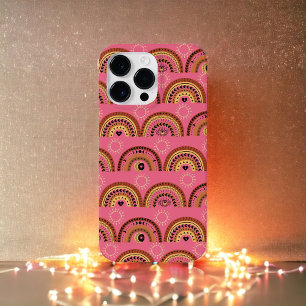 Boho Rainbows Mystical Eye Pink Gold Design Case-Mate iPhone 14 Pro Max Hülle