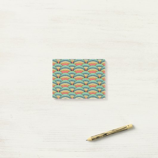 Boho Rainbows Post-it Klebezettel (Auf Schreibtisch)