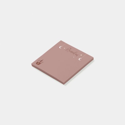 Boho Ramadan Post-it Klebezettel (angewinkelt)