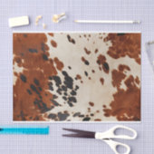 Boho Ranch Cowhide Leder Geschenktütenpapier Seidenpapier (Handwerk)