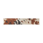 Boho Ranch Cowhide Wedding Invitation Belly Band (Flach)
