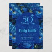 Boho Ranunculus Aesthetic 5Th Birthday Einladung (Vorne/Hinten)