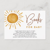 Boho Ray of Sunshine Books for Baby Begleitkarte (Vorderseite)