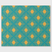 Boho Ray von Sun Turquoise Geschenkpapier (Flach)