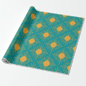 Boho Ray von Sun Turquoise Geschenkpapier (Ungerollt)