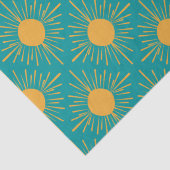 Boho Ray von Sun Turquoise Seidenpapier (Detail)