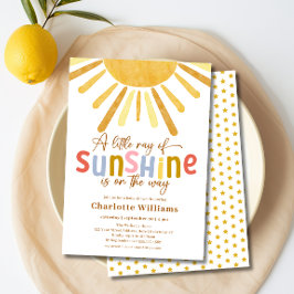 Boho Ray von Sunshine Baby Shower Einladung