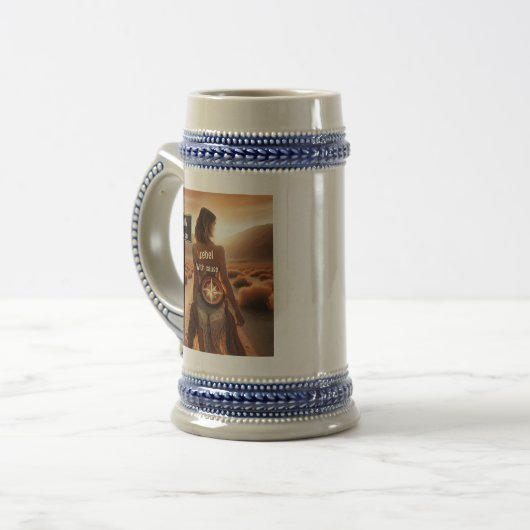 Boho Rebel With Cause – Desert Woman Bierglas (Vorderseite Links)
