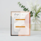 Boho Recipe Paper Sheet (Stehend Vorderseite)