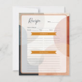 Boho Recipe Paper Sheet (Vorderseite)