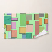 Boho Rectangle Badhandtuch Set (Handtuch)